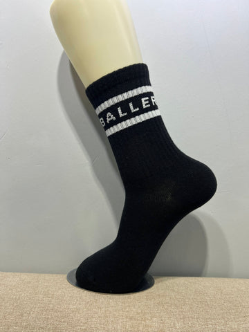 Baller Socks Black